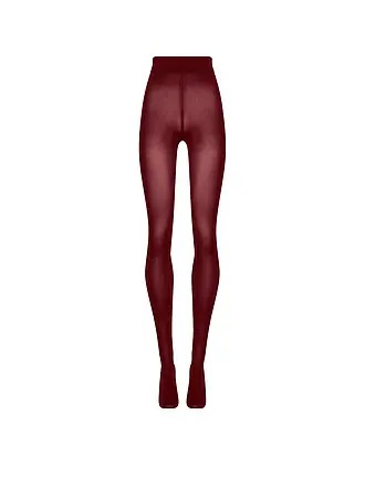 WOLFORD | Collant VELVET 66 DEN ecrue | dunkelrot